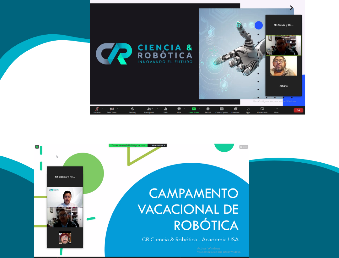 Presentación curso vacacional a los padres de familia de la Unidad Educativa Academia USA